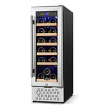 Tylza Refrigerador De Vino De 12 Pulgadas, Refrigerador De V
