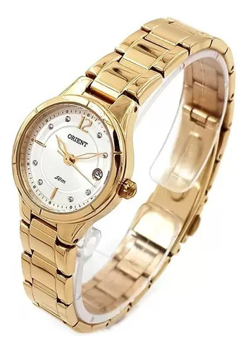 Relógio Feminino Dourado Pequeno Orient Fgss1120 C2kx