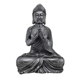Estatua Buda Hindu Ex Grande Enfeite Decorativo Resina