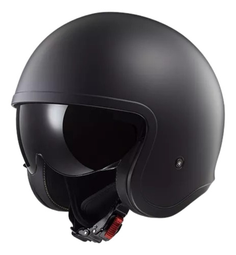 Casco Moto Abierto Ls2 599 Spitfire Negro Mate Agrobikes