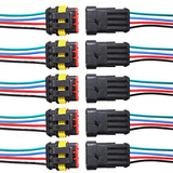 Conector Automotriz De 4 Pines, Conector Eléctrico Imp...