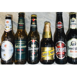 Lote 6 Botellas Cerveza Importada Coleccionable