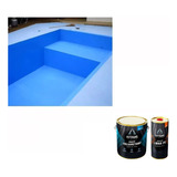 Tinta Pu Epóxi Azul Piscina 3,6litros 35m²