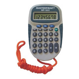 Calculadora Eletrônica De Bolso Masterprint 8 Dígitos Mp1051 Cor Cinza