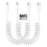 [certificado Apple Mfi] Paquete De 2 Cables Lightning En Esp