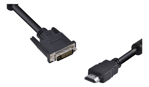 Cabo Hdmi Macho Para Dvi-d 24+1 Pinos 2 Metros Hdvi-2