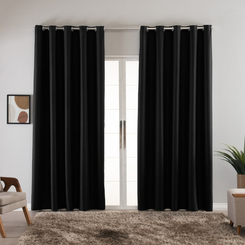 Cortina Blackout 2,80 X 2,30 Altura Tecido Corta Luz Grosso 