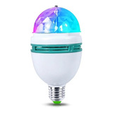 Ampolleta Led E27 Luces Colores Fiesta Giratoria Bola Disco