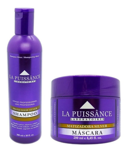 Kit Matizador Violeta La Puissance Silver Shampoo + Mascara