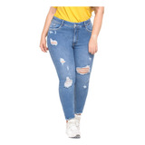 Jean Colombiano Levanta Cola -plus Size (talla Grande) P7006