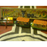 Antiguo Juguete Tren Zoo Doll Toys Cuerda Caja Arg Retro Kxz