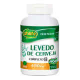 Levedo De Cerveja 450mg + Complexo B Unilife (400caps) 