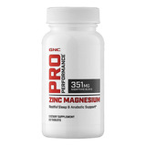 Gnc Pro Zinc Magnesio Sueño Reparador Apoyo Anabolico 60 Ca