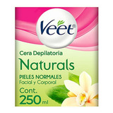 Veet Naturals Cera Depilatoria Para Piel Normal Tarro De 250