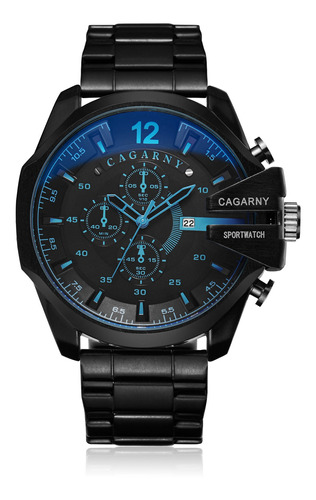 Reloj Impermeable Para Hombre Cagarny Fashion Con Caja De Re