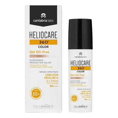 Heliocare 360 Gel Oil-free Color Beige Spf 50 50 Ml | Meses sin interés