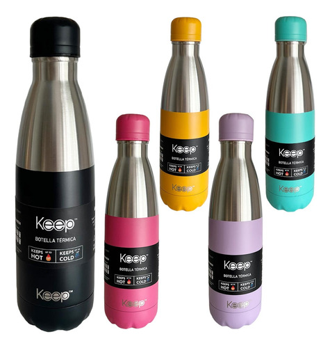 Botella Termica Keep Original Acero Inox Doble Capa 500ml