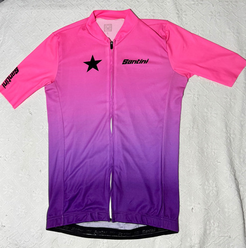 Jersey Ciclismo Santini Black Star Hombre 2022 Talle L