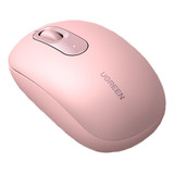 Mouse Bluetooth Sem Fio Ugreen 2400dpi 2,4ghz Rosa