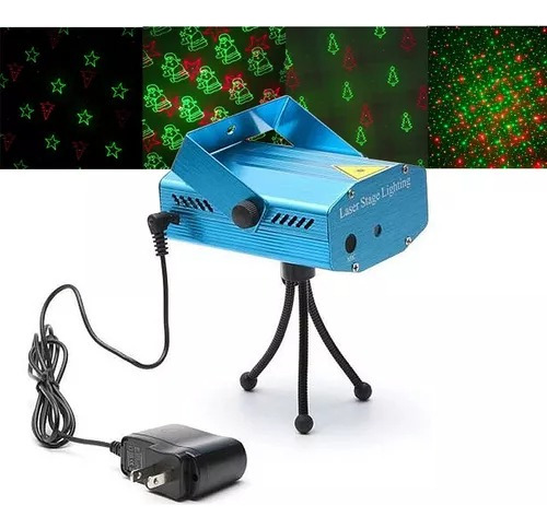 Mini Proyector Láser De Luces Maka Navideñas Psicodelicas