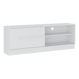 Mueble Para Tv 60  Pulgadas Hawai Mdp Una Puerta Blanco