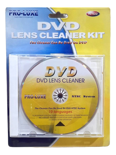 Disco Limpia Lente Reproductor De Dvd Lens Cleaner Kit