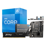 Kit Actualizacion Intel Core I5 12va, H610, 8gb Ram 3200mhz