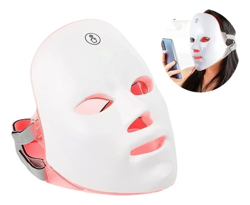 Mascarilla Led 7 Colores Tratamie - Unidad a $14077