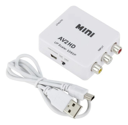 Convertidor Av A Hdmi Compatible Con Audio Av To