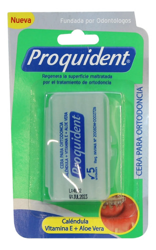 Cera Proquident Para Ortodoncia Con Blister X 5und