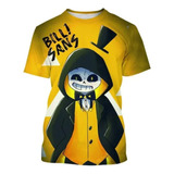 Camiseta De Manga Corta Con Estampado 3d De Undertale