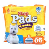 Tapete Higiênico Cachorro Pacote 6 Unidades Pet Stop Pads