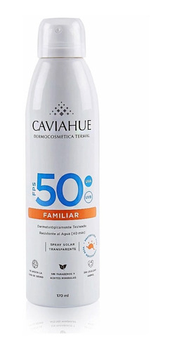 Caviahue Protector Solar Fps 50 Familiar Spray X170 Ml