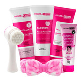 Kit Skin Care Limpeza Rosa Mosqueta C/ Escova Completo