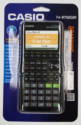 Calculadora Cientifica Grafica Fx-9750giii, Negro