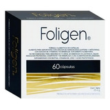 Caja Foligen 60 Cápsulas Marca Max Sin Sabor 