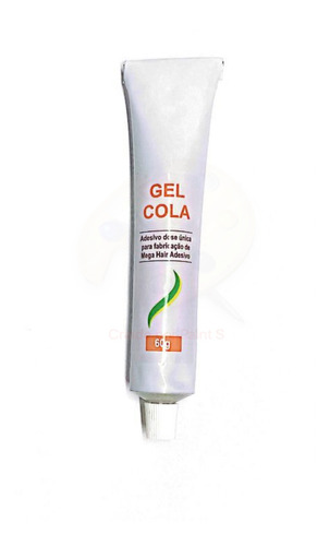 Cola Gel Fita Adesiva Fabricação Mega Hair 60grs Incolor