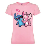 Polera Stitch Niñas Estampado Dtf