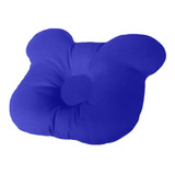Travesseiro Plagiocefalia Para Bebe Com Cabeça Chata Cor Azul Royal