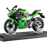 Kawasaki Ninja 400 Miniatura Metal Moto Con Base Exposit [u]