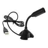 Microfone Para Pc Usb Desktop Com Suporte De Ajustvel 360