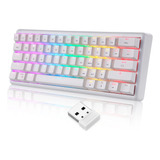 Teclado Mecanico Motospeed 61 Teclas 60% Rgb Led Red Switch