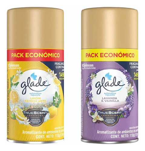 Glade Repuesto Automático Pack 110g Econ  Limon/lavanda Vai