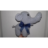 Tejido A Mano Crochet Elefante En Caja De Regalo
