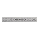 Mitutoyo 182102 Steel Rule 6 16r 132 164 150 1100 364 Thick