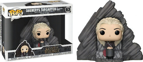 Figura De Acción  Daenerys Targaryen On Dragonstone Throne De Funko Pop! Television