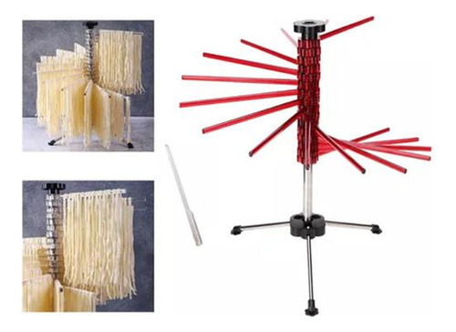 Escurridor De Pasta, Rotación Manual, Acero Inoxidable