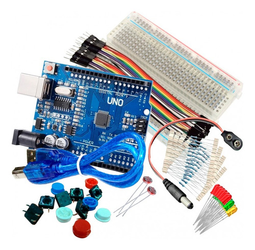 Kit Arduino Inicio Robótica Caja + Regalos!!!