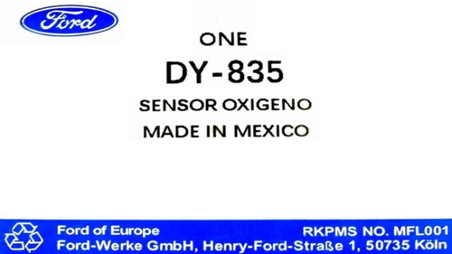 Sensor Oxigeno Inferior Mustang Ranger F250 Explorer Triton Foto 5