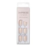 Kiss Impress Color Uñas De Color 001 Point Pink 30